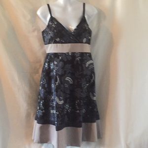 Silk summer evening dress